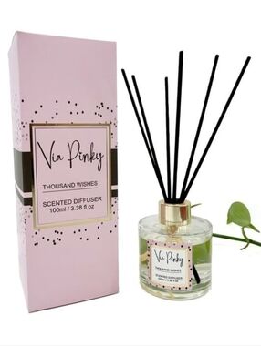 Luxe Reed Diffuser “Thousand Wishes” Elegant Home Fragrance Decor